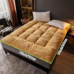 Lamb Wool Mattress Thickening to Keep Warm Three-dimensional Quilting Process