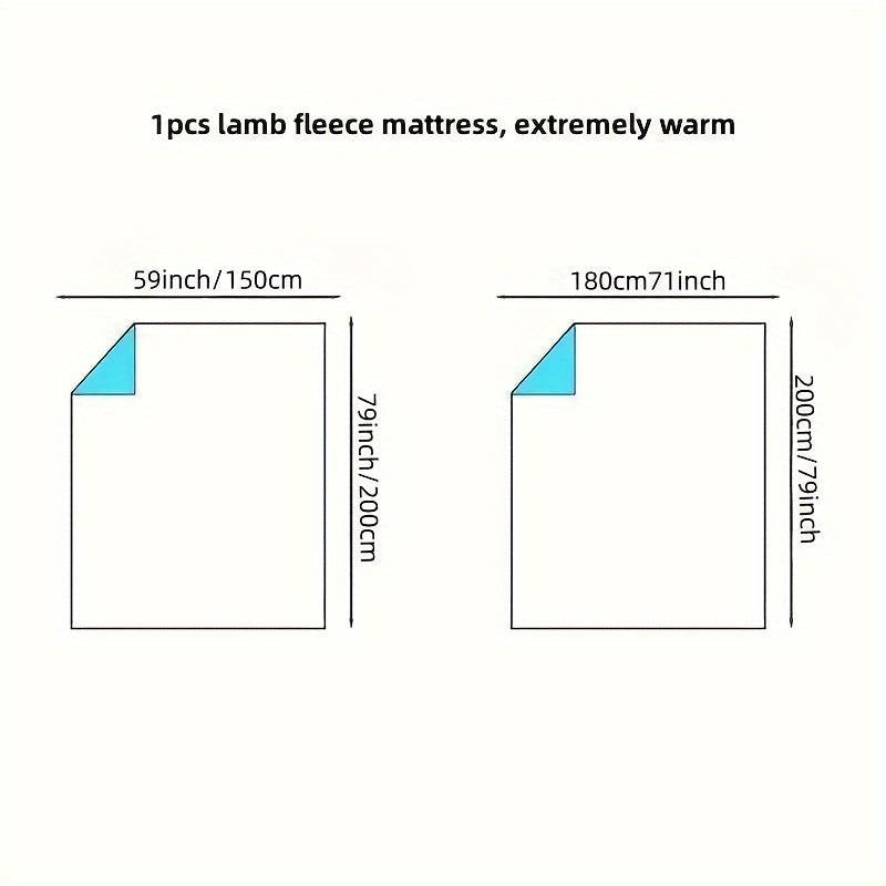 Lamb Wool Mattress Thickening to Keep Warm Three-dimensional Quilting Process