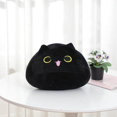 Cartoon Cat Doll Throw Pillow Plush Toy for Office Home Sofa Cushion