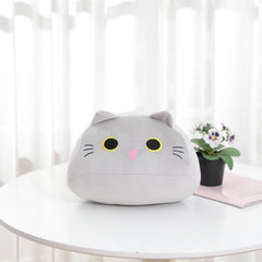 Cartoon Cat Doll Throw Pillow Plush Toy for Office Home Sofa Cushion