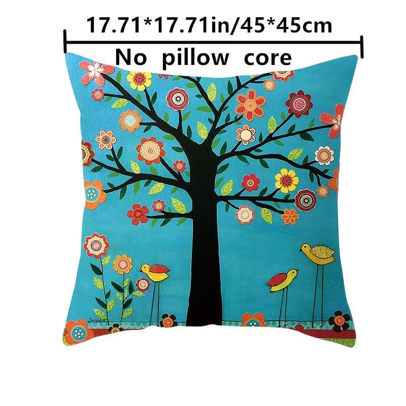 Children's Art Painting Printed Throw Pillowcase