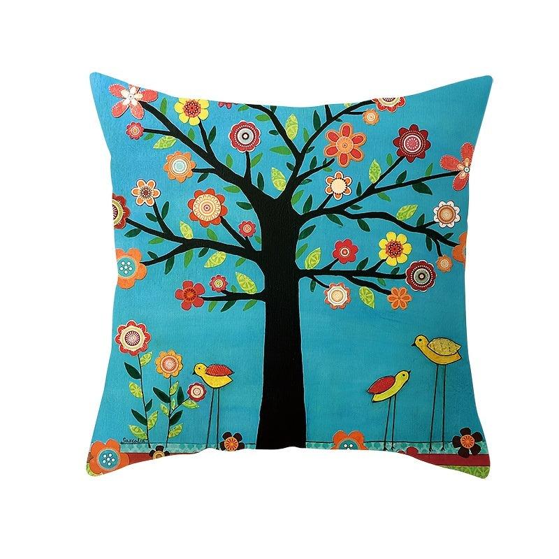 Children's Art Painting Printed Throw Pillowcase