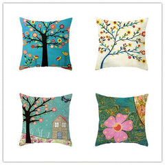 Children's Art Painting Printed Throw Pillowcase