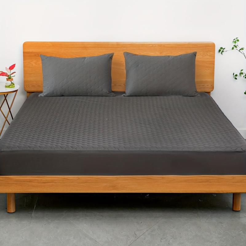 3pcs Waterproof Mattress Protector Thickened Mattress Cover Pillowcases