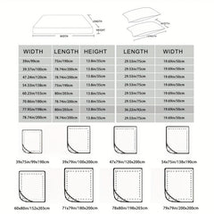 3pcs Waterproof Mattress Protector Thickened Mattress Cover Pillowcases