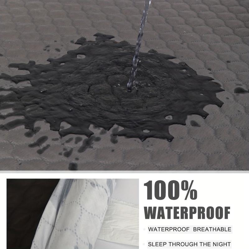 3pcs Waterproof Mattress Protector Thickened Mattress Cover Pillowcases