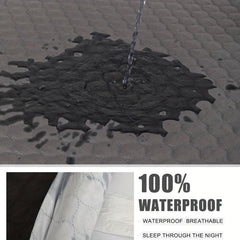 3pcs Waterproof Mattress Protector Thickened Mattress Cover Pillowcases
