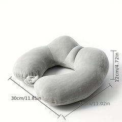 PP Cotton Airplane Travel Pillow Soft Portable U-shaped Neck Pillow