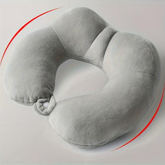 PP Cotton Airplane Travel Pillow Soft Portable U-shaped Neck Pillow