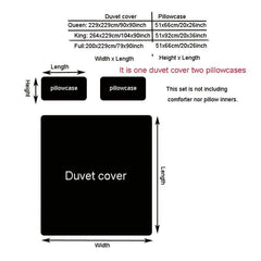 Pinch Pleated Duvet Cover Set Microfiber Comforter Cover