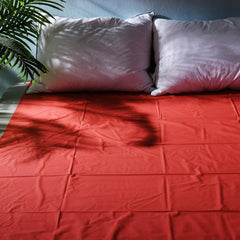 Waterproof Bed Sheet PVC Mattress Cover Hypoallergenic Solid Bedroom Guest