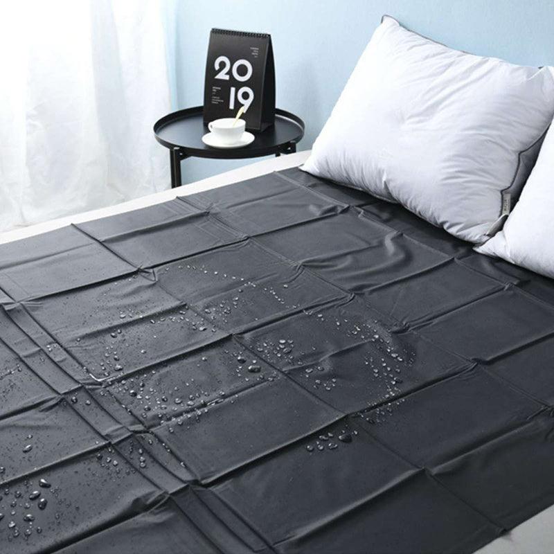 Waterproof Bed Sheet PVC Mattress Cover Hypoallergenic Solid Bedroom Guest