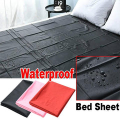 Waterproof Bed Sheet PVC Mattress Cover Hypoallergenic Solid Bedroom Guest