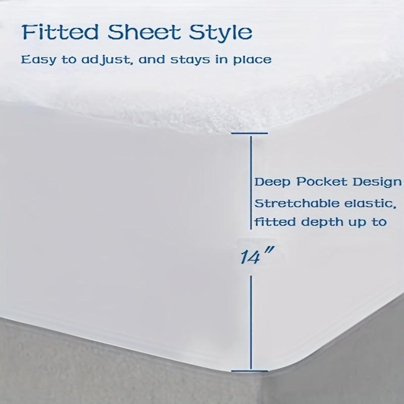 Waterproof Mattress Protector Soft Comfortable Breathable Microfiber Cover