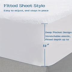 Waterproof Mattress Protector Soft Comfortable Breathable Microfiber Cover
