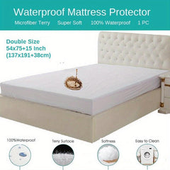 Waterproof Mattress Protector Soft Comfortable Breathable Microfiber Cover