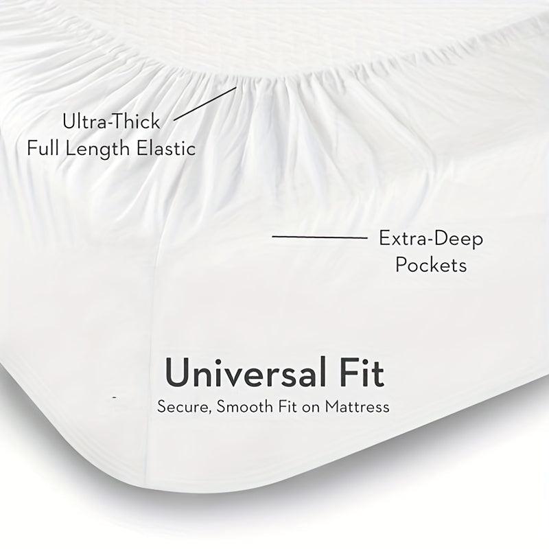 Waterproof Mattress Protector Soft Comfortable Breathable Microfiber Cover