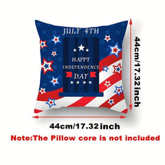 4th of July American Flag Pillow Covers for Home Decor