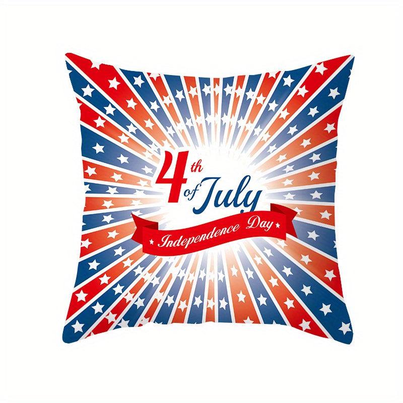 4th of July American Flag Pillow Covers for Home Decor