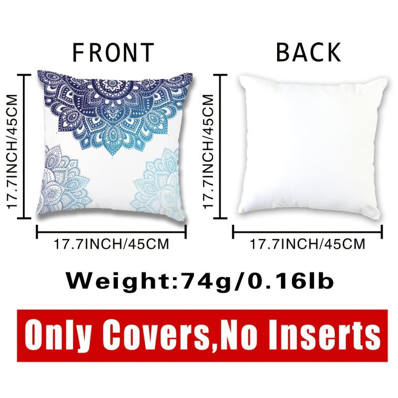 Bohemia Pillow Flannel Pillowcase for Home Sofjsonas Office Chairs
