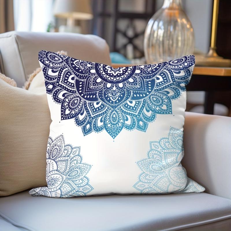 Bohemia Pillow Flannel Pillowcase for Home Sofjsonas Office Chairs