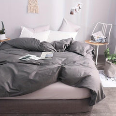Soft Duvet Cover with Zipper Closure for Bedroom Guest Room Dorm