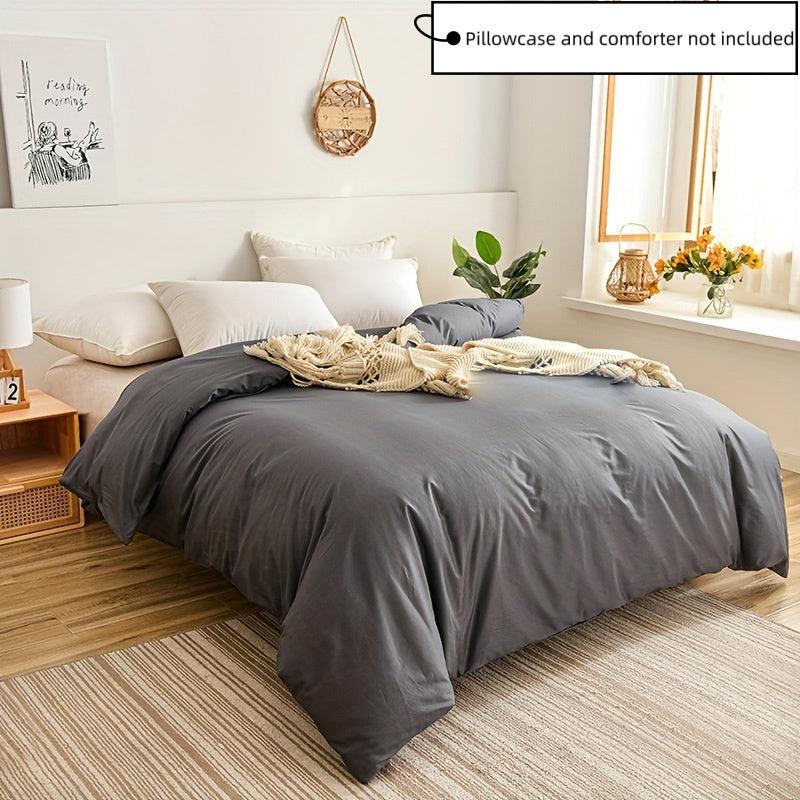 Soft Duvet Cover with Zipper Closure for Bedroom Guest Room Dorm