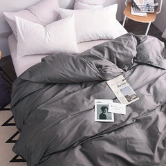 Soft Duvet Cover with Zipper Closure for Bedroom Guest Room Dorm