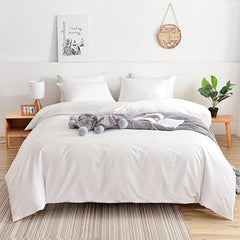 Soft Duvet Cover with Zipper Closure for Bedroom Guest Room Dorm