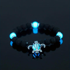 Turtle Pendant Bracelet With Luminous Beads