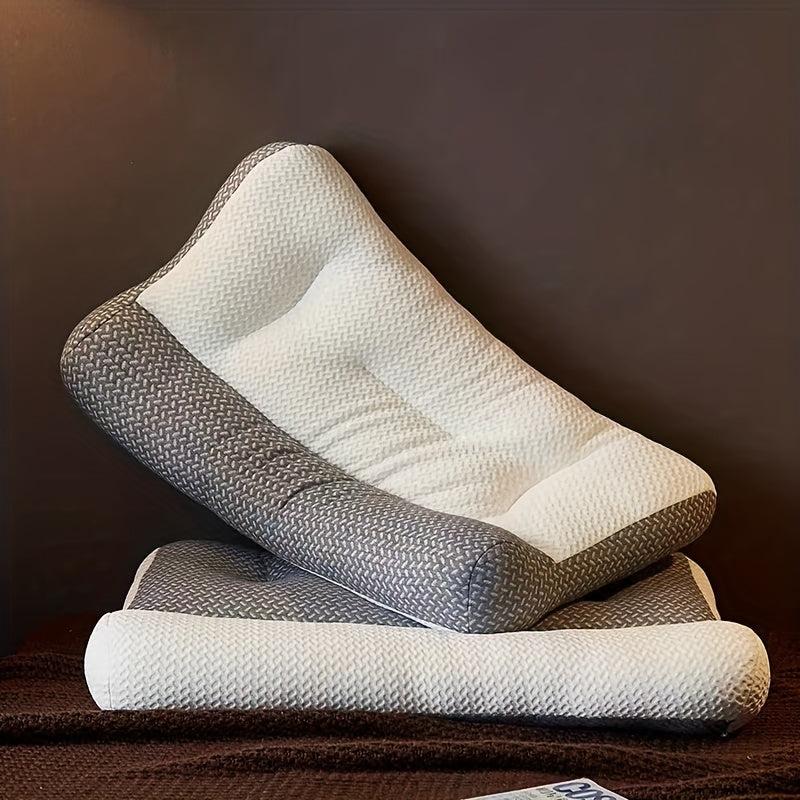 Knitted Fabric Neck Pillow for Neck Pain Relief & Spine Alignment