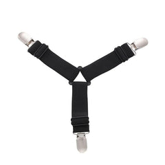 4pcs Triangle Bed Sheet Fixers Elastic Sofa Sheet Fixing Clips