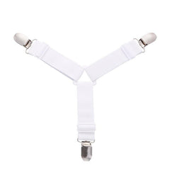 4pcs Triangle Bed Sheet Fixers Elastic Sofa Sheet Fixing Clips