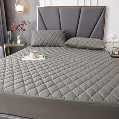 3pcs Waterproof Fitted Sheet Set Anti slip Mattress Protector Soft Comfortable