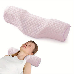 Ergonomic Cervical Neck Pillow Memory Foam Bolster Pillow