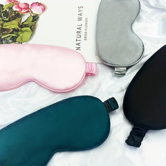 Silk Sleep Eye Mask Double-Sided Blackout Goggles