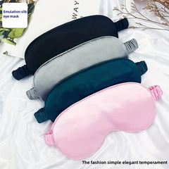Silk Sleep Eye Mask Double-Sided Blackout Goggles