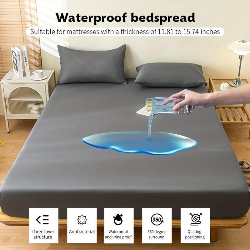 Waterproof Double Bed Fitted Sheet Mattress Protector