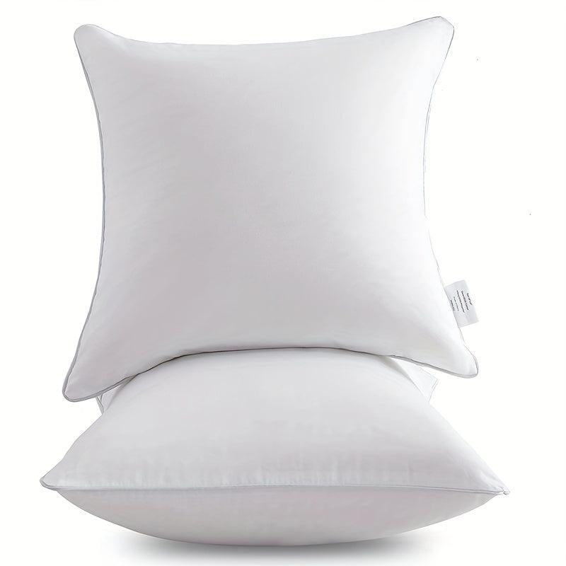 2pcs Square Sofa Pillow Insert Decorative Pillow Insert for Bedroom Dorm Room