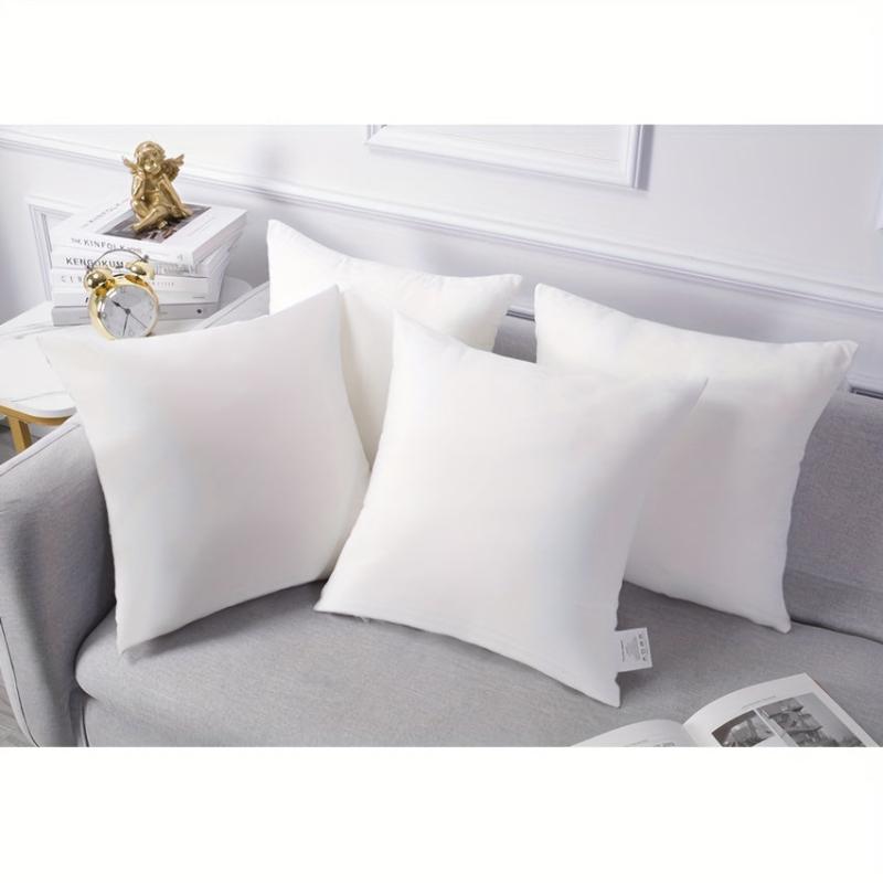 2pcs Square Sofa Pillow Insert Decorative Pillow Insert for Bedroom Dorm Room
