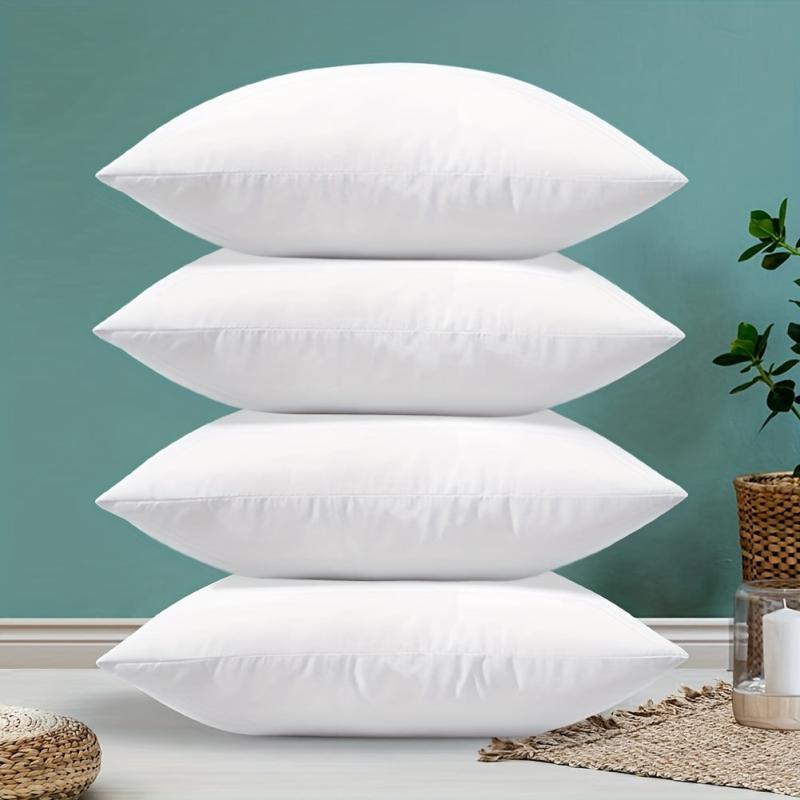 2pcs Square Sofa Pillow Insert Decorative Pillow Insert for Bedroom Dorm Room