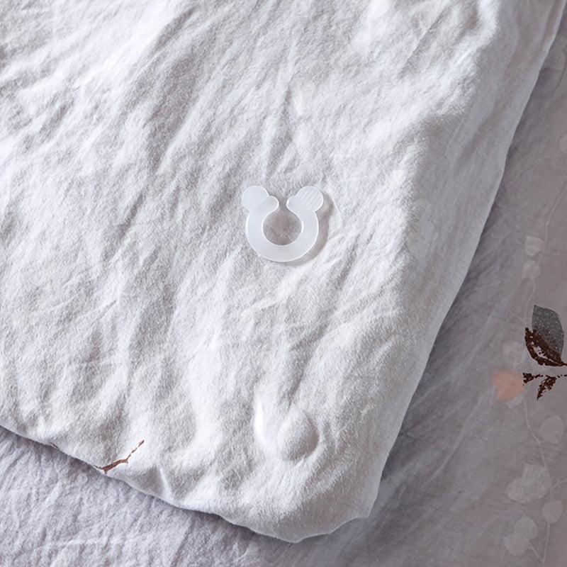 4pcs Duvet Cover Clips Anti Slip Retainer Twist Fixing Buckle Bedding Supplies