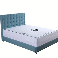 1pc Waterproof Mattress Protector Anti Bed Bug Anti Dust Cover Breathable Soft