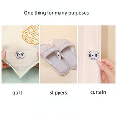 8pcs Quilt Sheet Panda Rose Clips Anti-slip Fixing Buckles