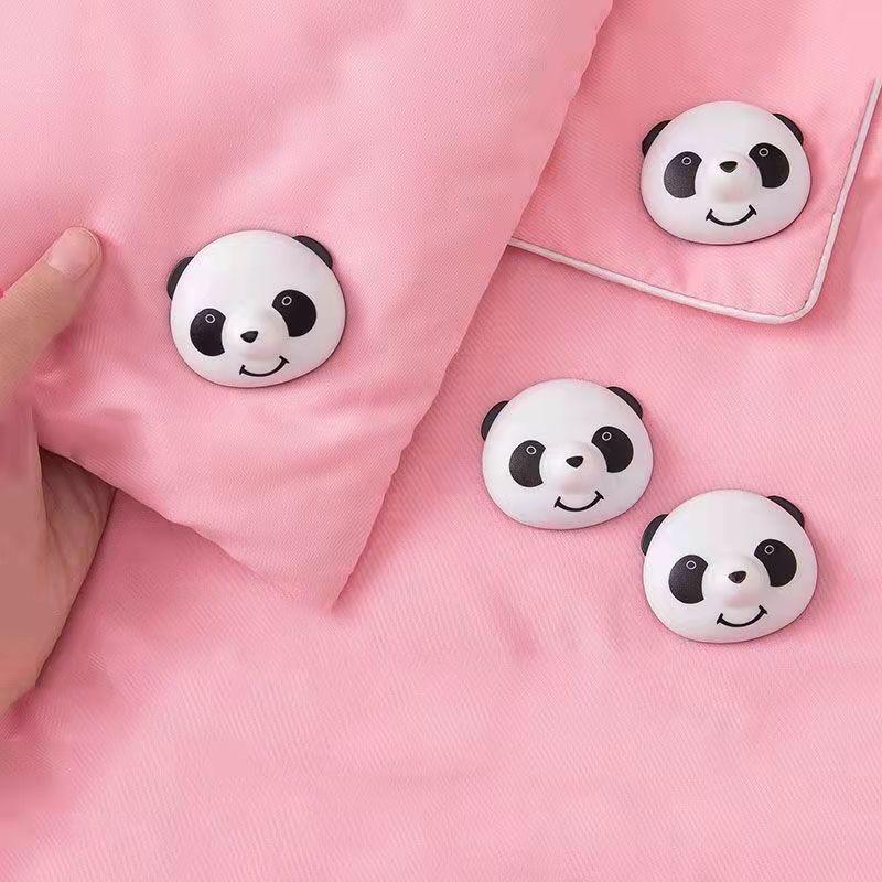 8pcs Quilt Sheet Panda Rose Clips Anti-slip Fixing Buckles