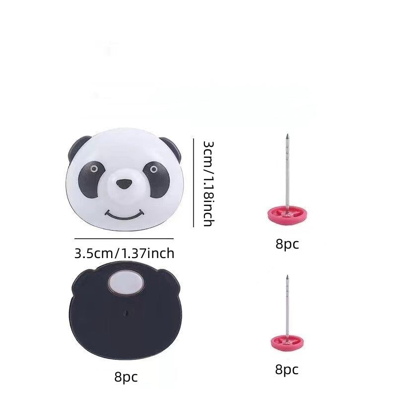 8pcs Quilt Sheet Panda Rose Clips Anti-slip Fixing Buckles
