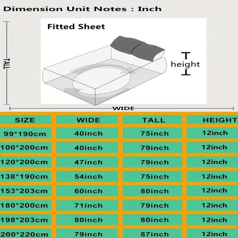 Love Print Fitted Sheet Soft Comfortable Bedding Fitted Sheet