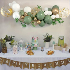 40 Olive Green Avocado Green Latex Balloons 25 30 Confetti Party Balloons
