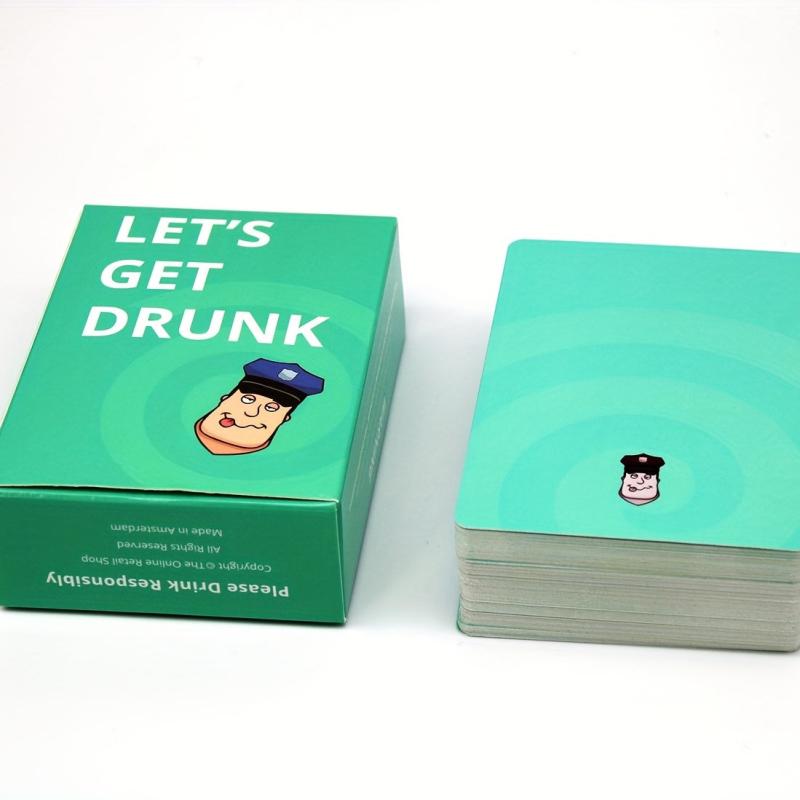 Let's Get Drunk Fun Party Game Card for Gatherings Creative Small Gift
