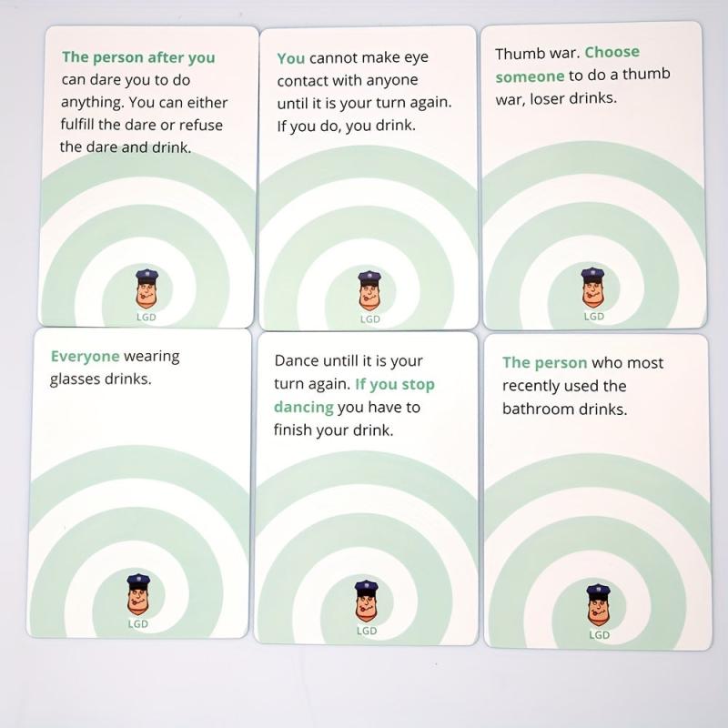 Let's Get Drunk Fun Party Game Card for Gatherings Creative Small Gift